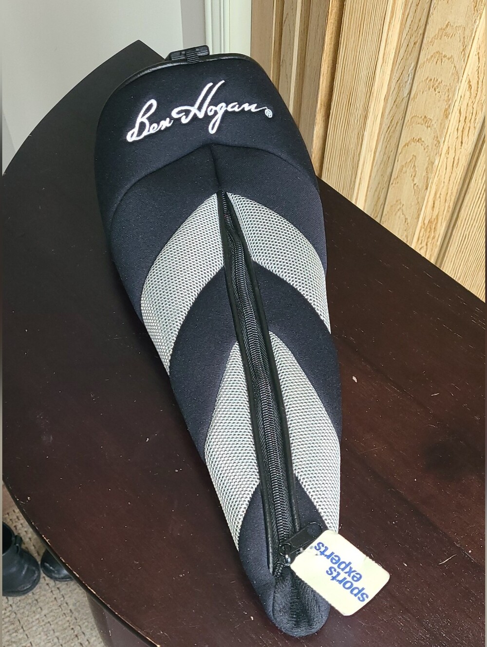 Ben Hogan Black and Gray Neoprene Golf Club Headcover